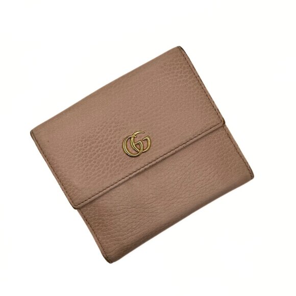 Gucci GG Marmont Blush Pink Bi-fold wallet - Picture 1 of 11